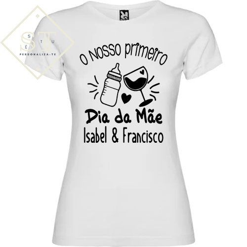 Nosso Primeiro dia Da Mãe curvo - Sê-Tu